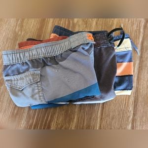 Little Boys Swim Trunks Size 4/5 & 5 Volcom & Misc